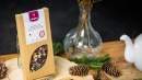 Фото 4 Темный шоколад БЕЗ САХАРА с сосновыми шишками, кедровым орехом и малиной 90 гр